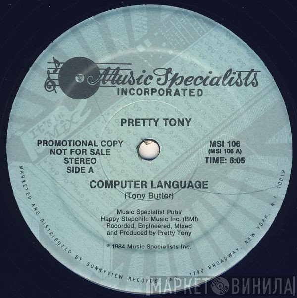 Pretty Tony  - Computer Language