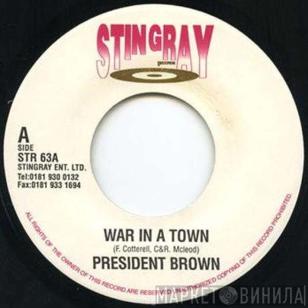 Prezident Brown, Natural Black - War In A Town / Prepare