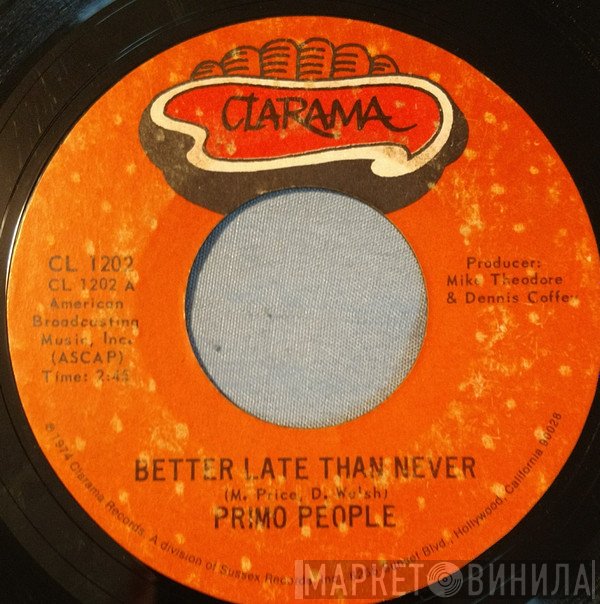 Primo People - Better Late Than Never / Thank You For The Love