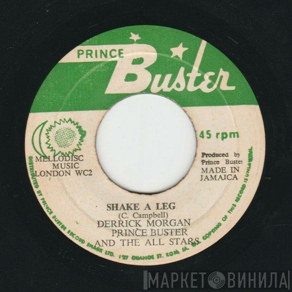 Prince Buster, Derrick Morgan, Prince Buster's All Stars, Basil Gabbidon - Shake A Leg / War Paint