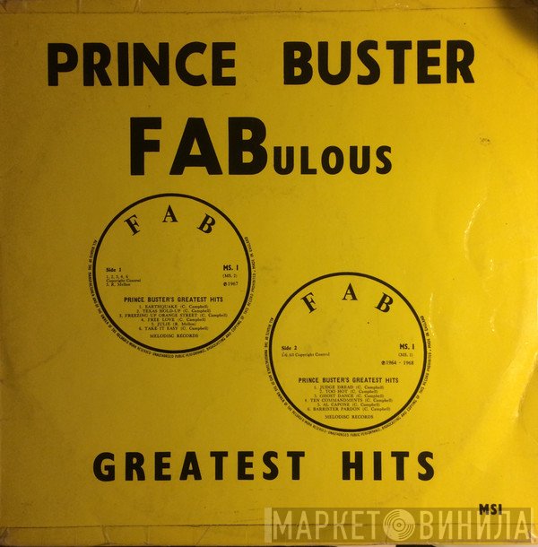 Prince Buster - Fabulous Greatest Hits