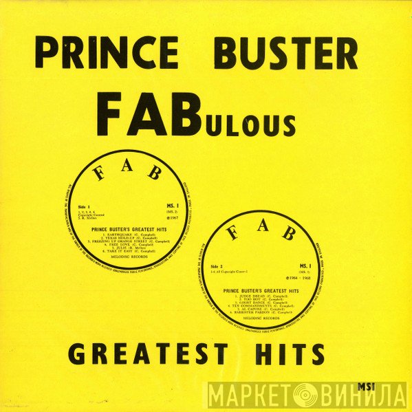 Prince Buster - Fabulous Greatest Hits