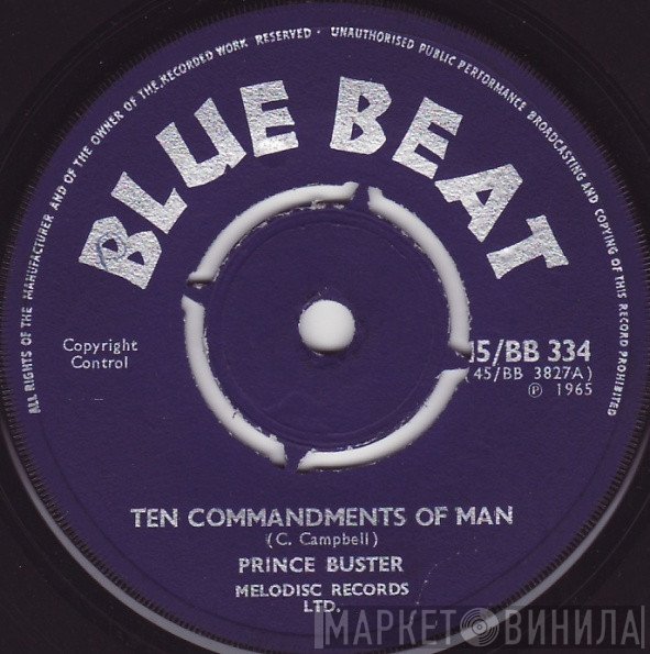 Prince Buster - Ten Commandments Of Man