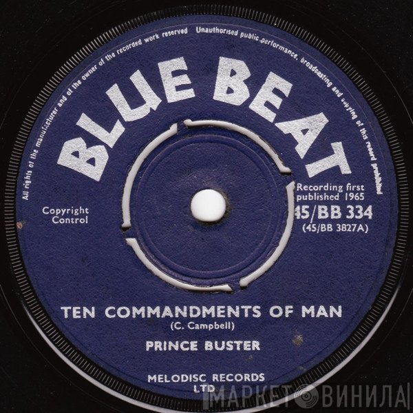 Prince Buster  - Ten Commandments Of Man