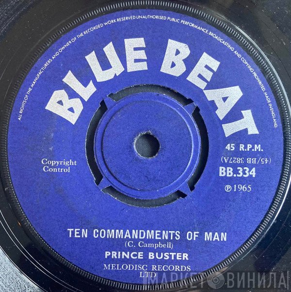 Prince Buster - Ten Commandments Of Man