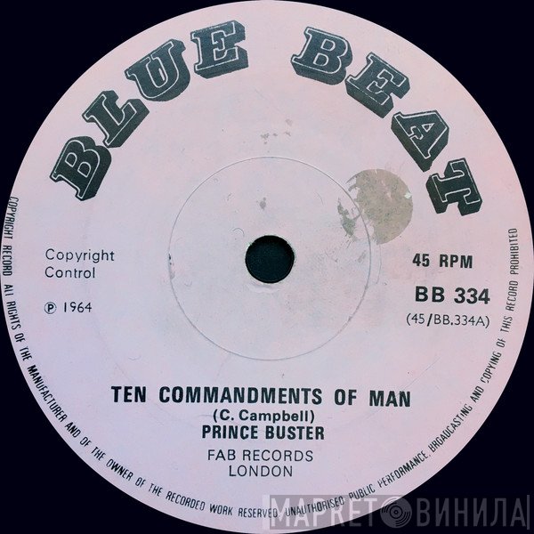 Prince Buster - Ten Commandments Of Man