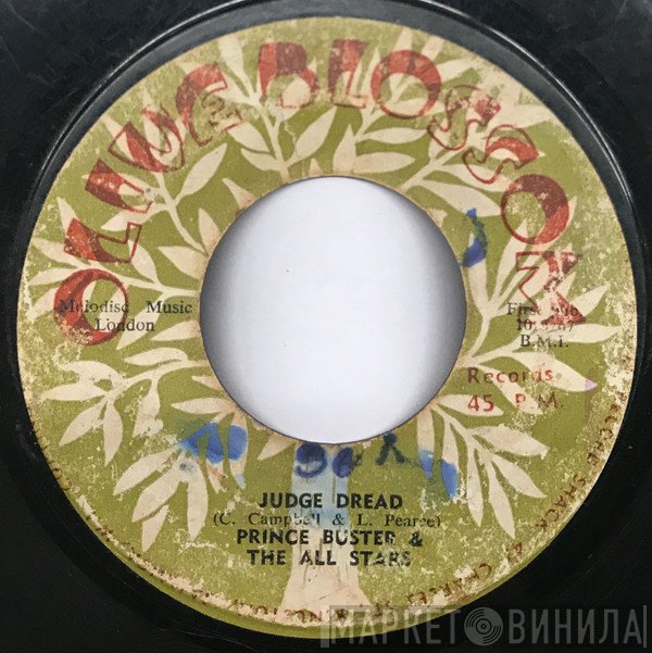Prince Buster's All Stars, Fitzroy Campbell - Judge Dread / Sitting In Ya-Ya
