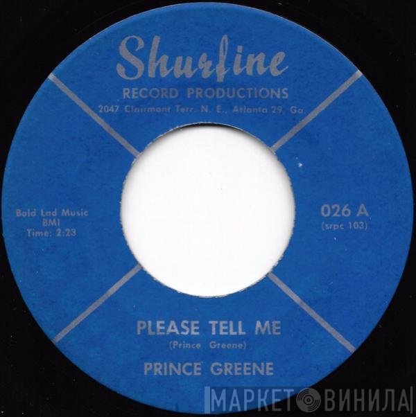 Prince Greene - Please Tell Me / Dizzy Miss Lizzy