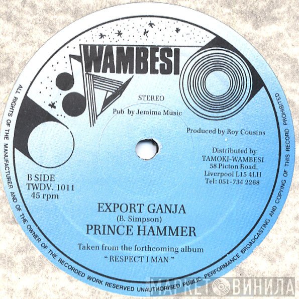 Prince Hammer  - Export Ganja