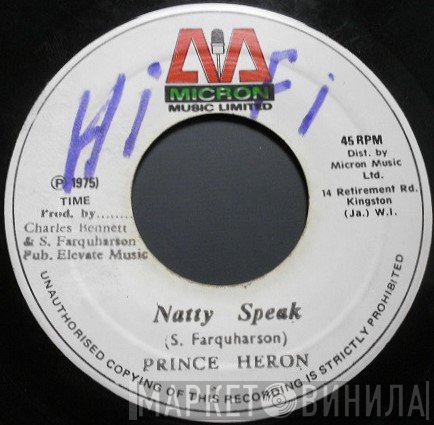 Prince Heron - Natty Speak