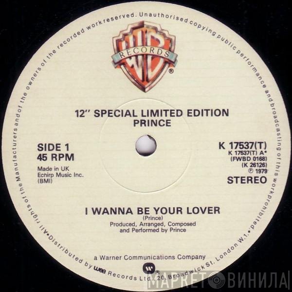 Prince - I Wanna Be Your Lover