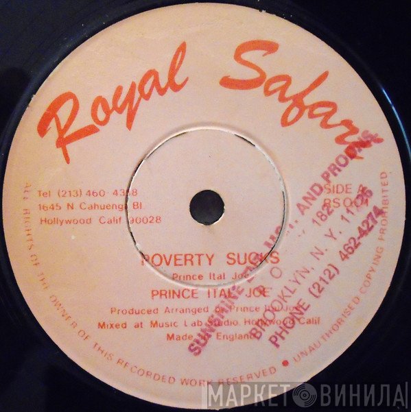 Prince Ital Joe  - Poverty Sucks