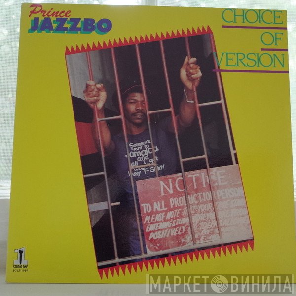 Prince Jazzbo  - Choice Of Version