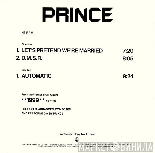 Prince  - Selections From 1999