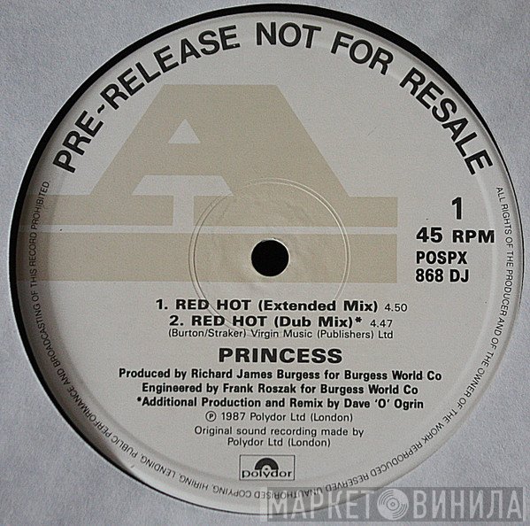 Princess  - Red Hot