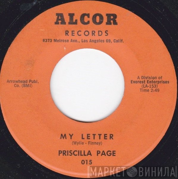Priscilla Page - My Letter / Dreaming