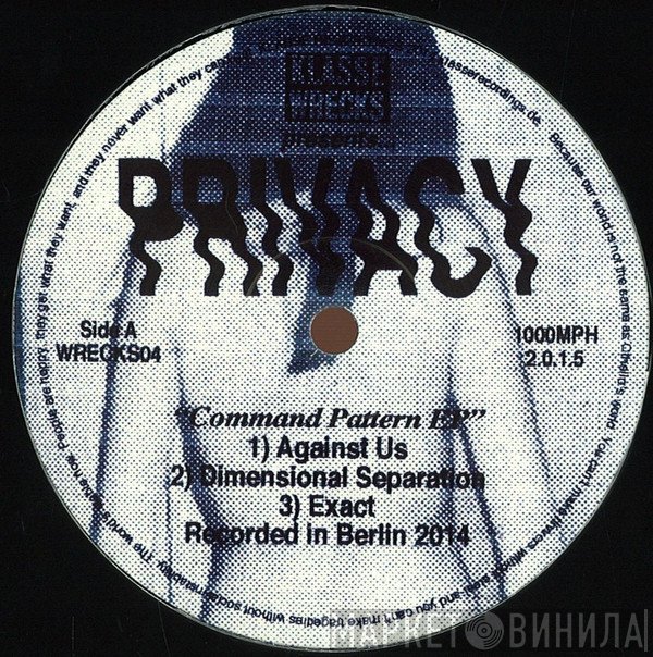 Privacy   - Command Pattern EP