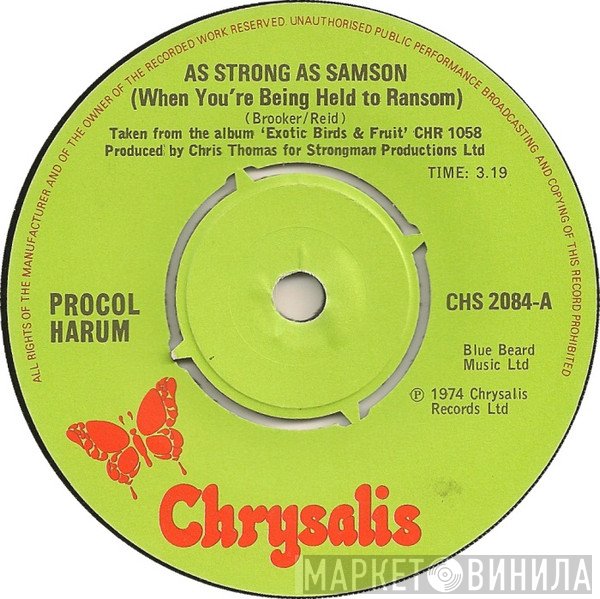Procol Harum - As Strong As Samson (When You're Being Held To Ransom)