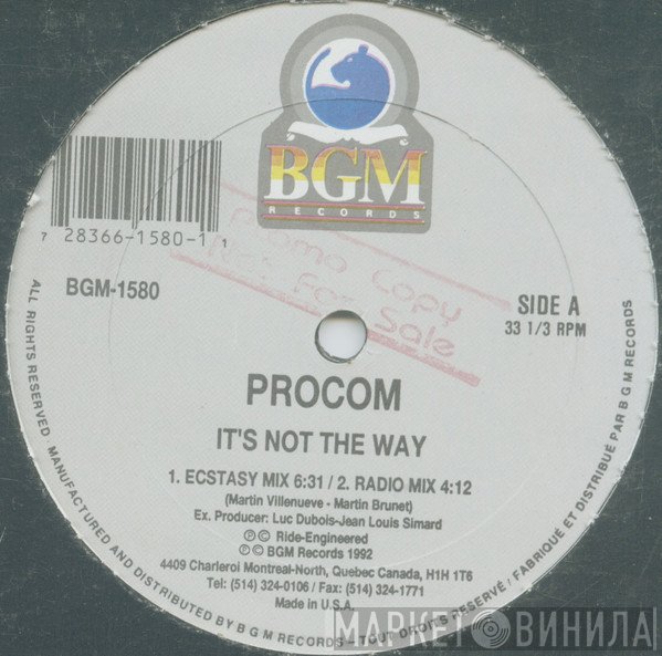 Procom - It's Not The Way
