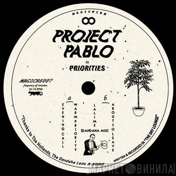 Project Pablo  - Priorities