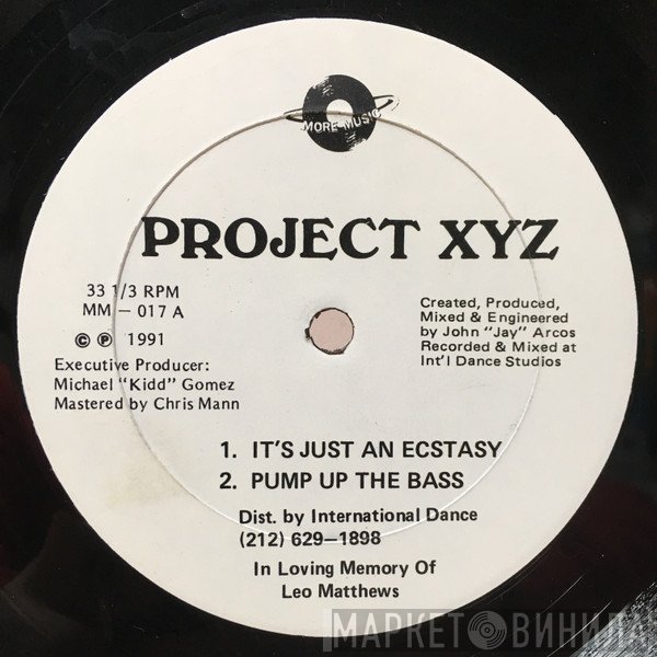 Project XYZ - It's Just An Ecstasy