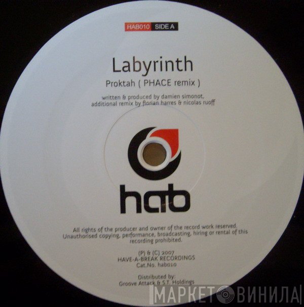 Proktah - Labyrinth (Phace Remix) / Backfire