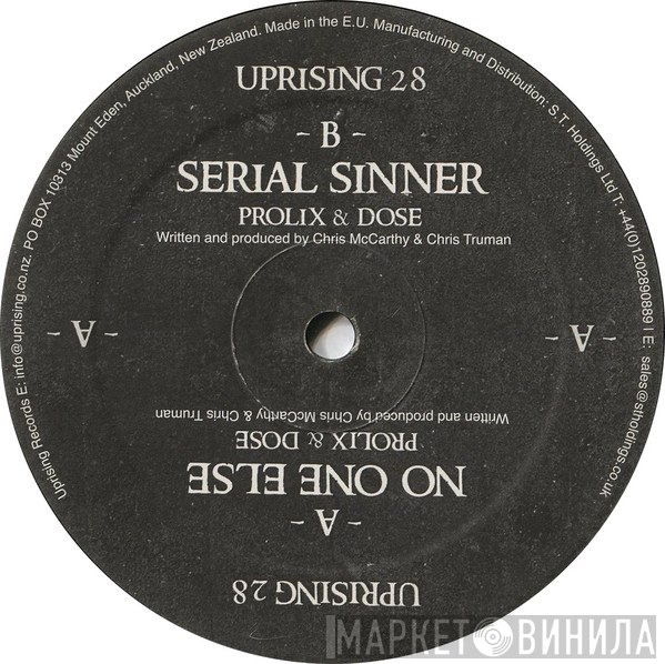 Prolix & Dose   - No One Else / Serial Sinner