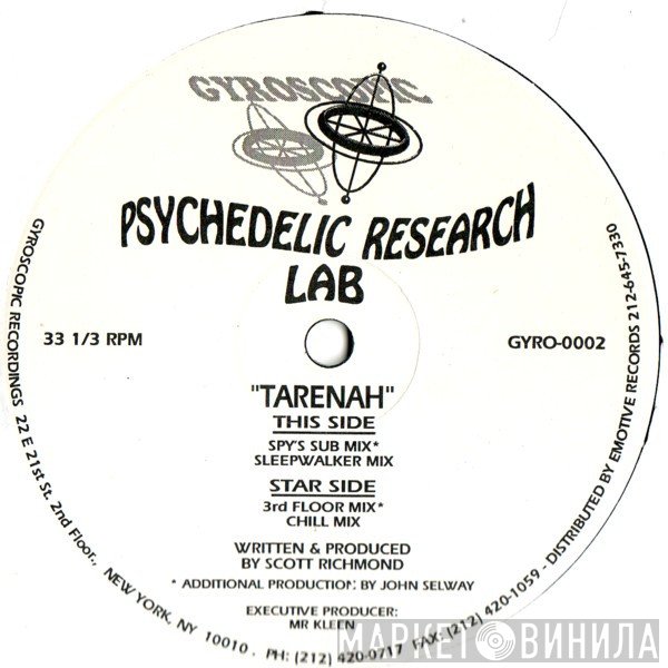 Psychedelic Research Lab - Tarenah