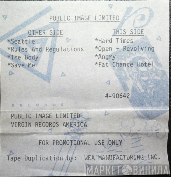 Public Image Limited - Happy?