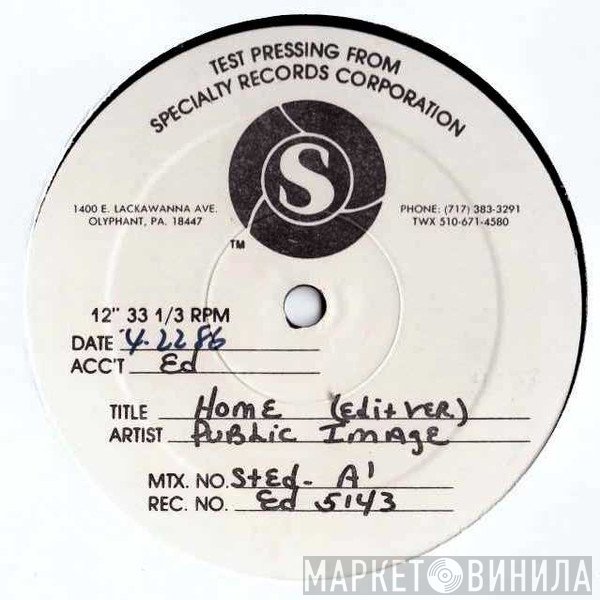 Public Image Limited  - Home