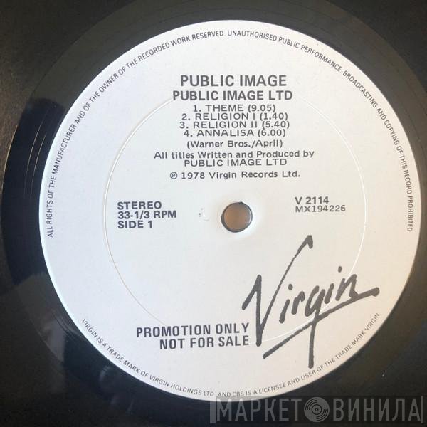 Public Image Limited  - Public Image (First Issue)