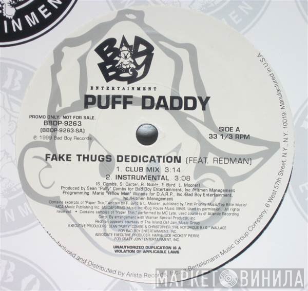 Puff Daddy  - Fake Thugs Dedication