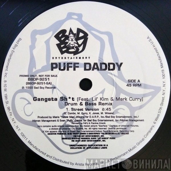 Puff Daddy  - Gangsta Sh*t