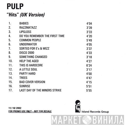 Pulp - Hits