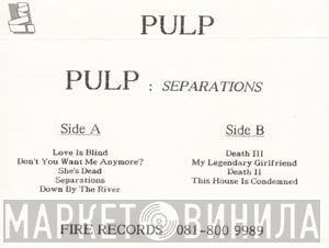 Pulp  - Separations
