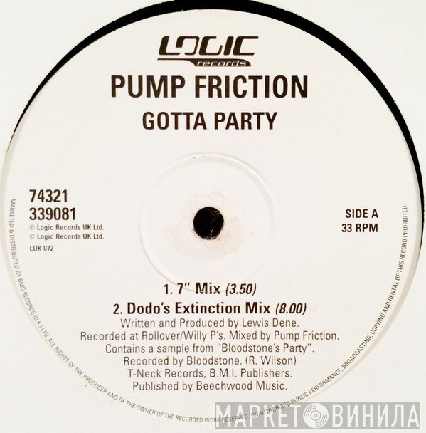 Pump Friction - Gotta Party