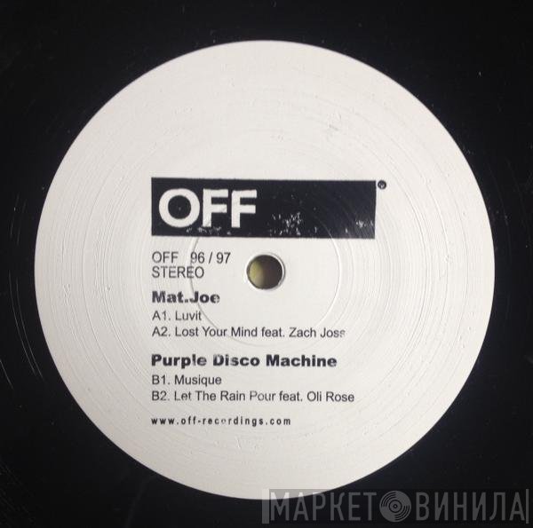 Purple Disco Machine, Mat.Joe - Luvit Musique