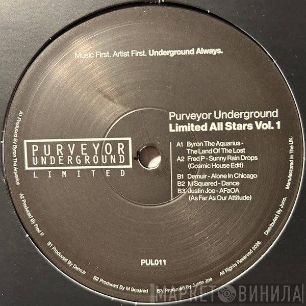  - Purveyor Underground Limited All Stars Vol. 1