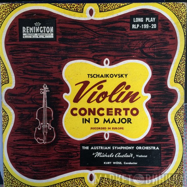 Pyotr Ilyich Tchaikovsky, Michèle Auclair, Kurt Wöss, Tonkünstler Orchestra  - Violin Concerto In D Major