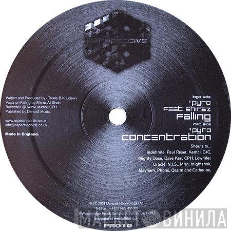 Pyro Feat Shiraz Ali Shah / Pyro  - Falling / Concentration
