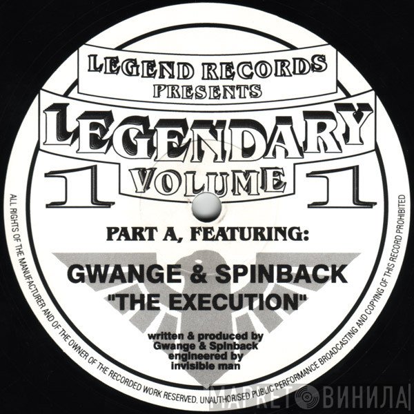 Q Project, Spinback, DJ Gwange - Legendary Volume 1