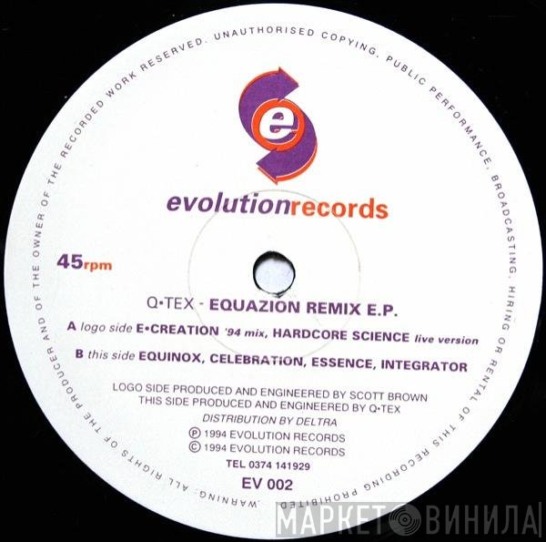 Q-Tex - Equazion Remix E.P.