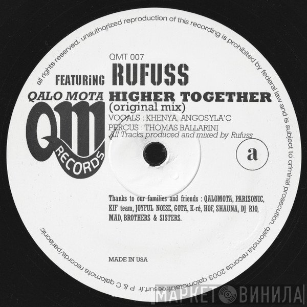 Qalomota, Rufuss - Higher Together