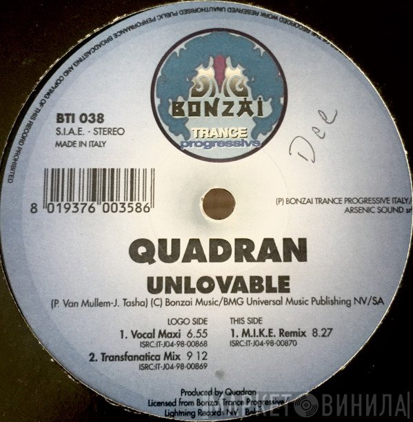 Quadran - Unlovable