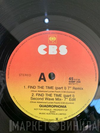 Quadrophonia  - Find The Time (Part 1)