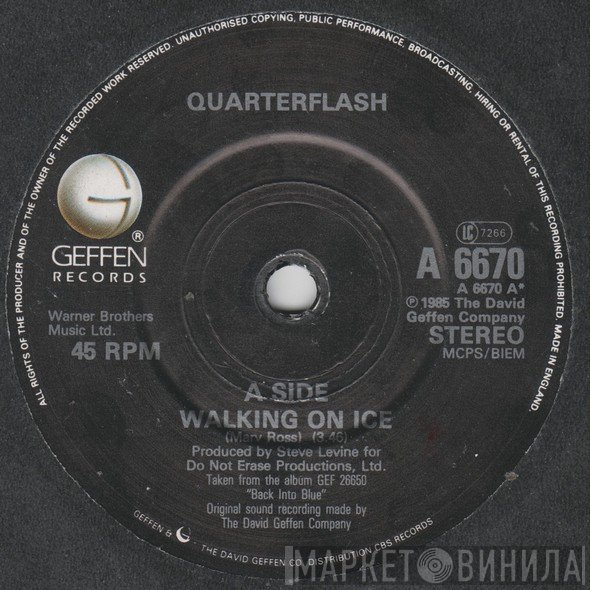 Quarterflash - Walking On Ice