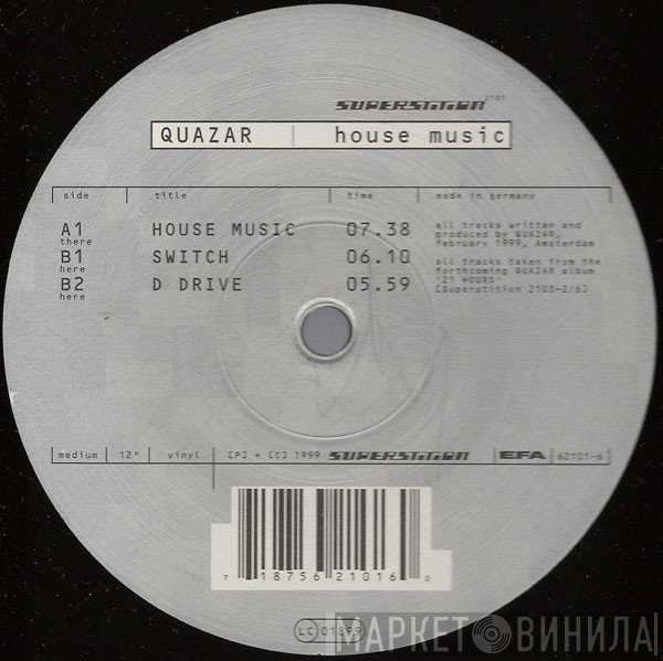 Quazar  - House Music