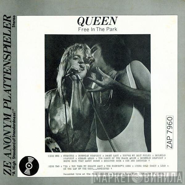 Queen  - Free In The Park