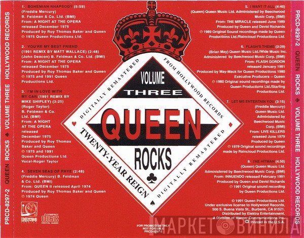 Queen - Rocks (Volume Three)