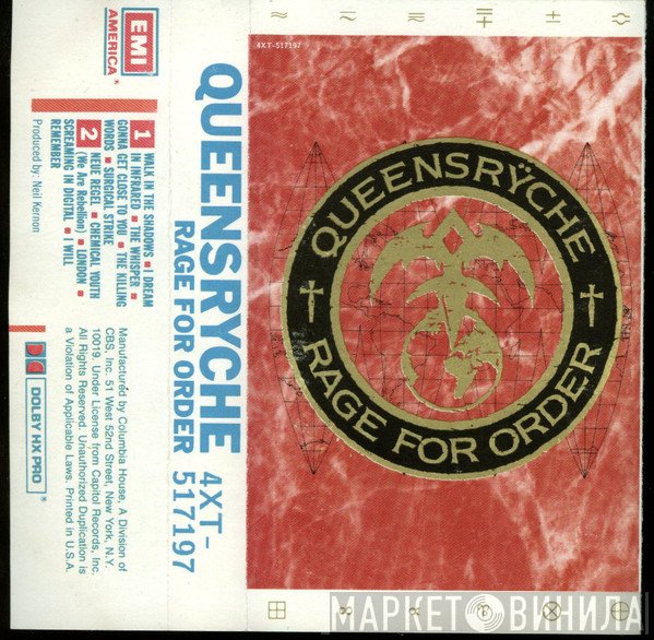 Queensrÿche  - Rage For Order